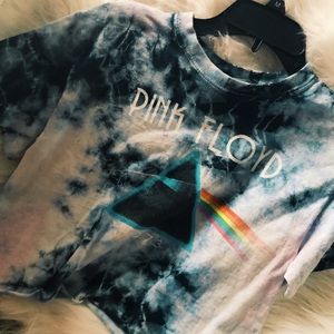 Pink Floyd crop tee